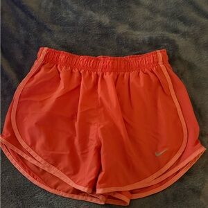 Nike Women's Orange Athletic Shorts